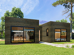 Futura 80 m² de CASAS ARBOLITO - Casa Prefabricada Chile