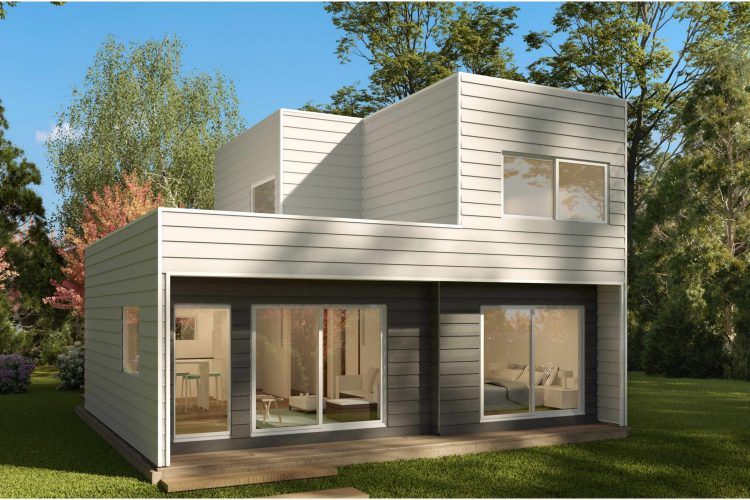 Pack SIP Casa Mediterránea dos pisos 92 m² de ProSIP - Casa Prefabricada  Chile