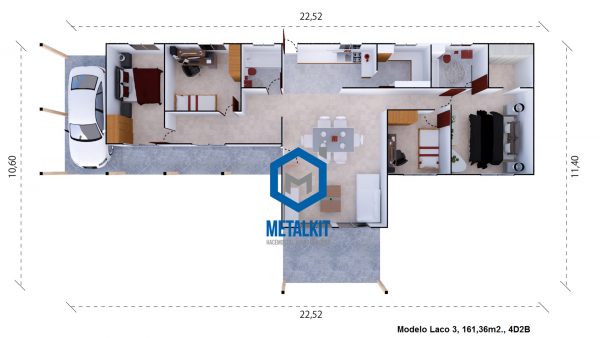 metalkit 161m2 plano