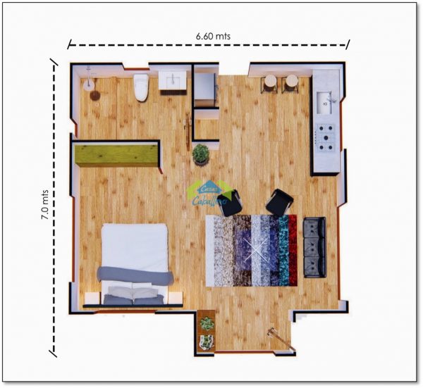 Casas Caballero plano Mediterranea 42